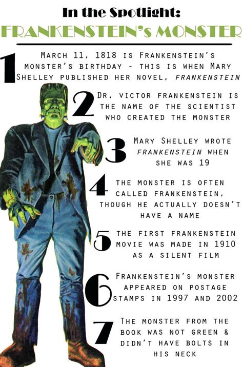 Quotes About Frankensteins Monster. QuotesGram | Frankenstein facts, Frankenstein's monster ...