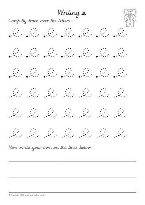 ‘Writing Letters’ Formation Worksheets – Cursive (SB7999) - SparkleBox ...