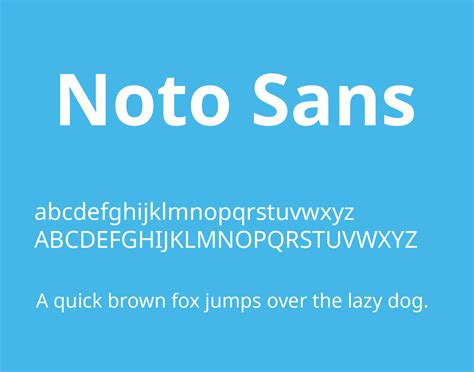 Noto Sans Font Free Download - Free Fonts