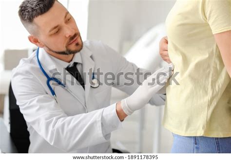 Woman Visiting Gastroenterologist Clinic Stock Photo (Edit Now) 1891178395