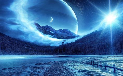 Winter Moonlight Wallpapers - Wallpaper Cave