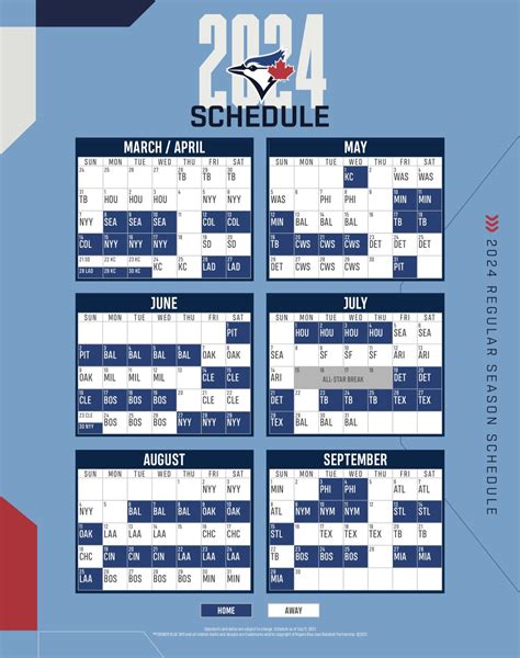 Toronto Blue Jays release 2024 regular season schedule | Offside