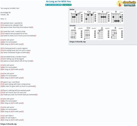 Chord: As Long as I'm With You - Ingram Hill - tab, song lyric, sheet ...