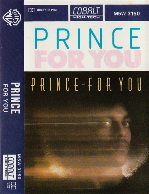 Prince - For You (1984, Cassette) | Discogs