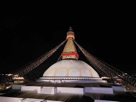 Boudha Stupa at night : r/NepalPics