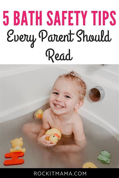 5 Bath Safety Tips Every Parent Should Read | Baby safety hacks, Bath ...