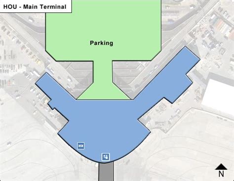 Houston Hobby Airport Terminal Map