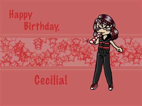 Happy Birthday, Cecilia by peppaminty on DeviantArt