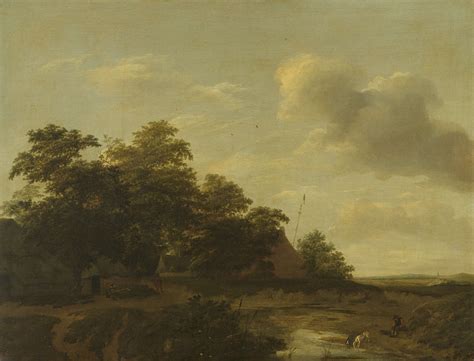 Landscape with farm. 1648 Painting | Jan Vermeer van Haarlem (I) Oil Paintings