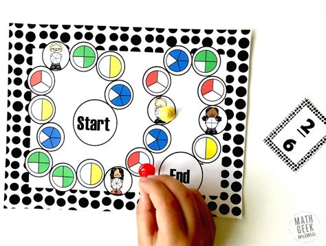 Visual Equivalent Fractions Game Printable {FREE}