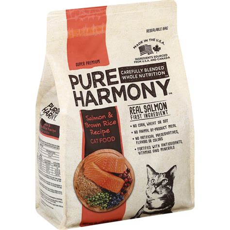 Pure Harmony Cat Food, Salmon & Brown Rice Recipe | Casey's Foods