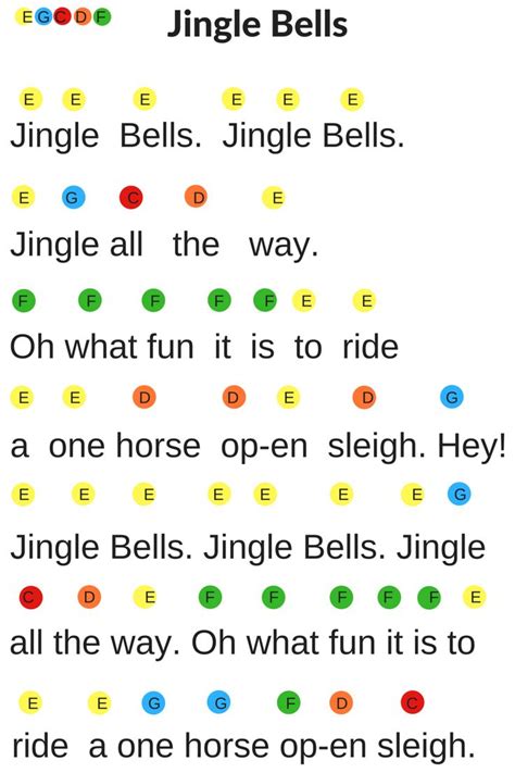 13 Christmas Hand Bell Songs Music Printables (2024)- So Festive! | Piano music for kids ...