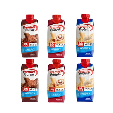 Amazon.com: Protein Shake Variety 6 Pack – 2 each of 3 Flavors which ...