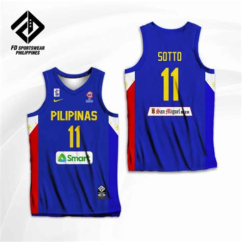 Pilipinas Kai Sotto Jersey Gilas Pilipinas Jersey Full Sublimation ...