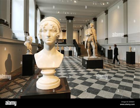 Interior view of one of the new exhibition halls of Albertinum museum ...