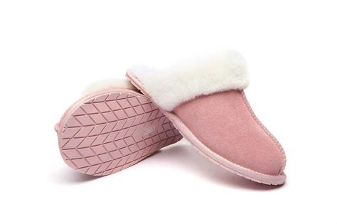 UGG AUSTRALIAN SHEPHERD™ Rosa Home Slippers Premium Sheepskin Scuffs ...