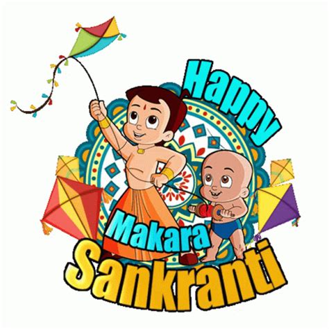 Happy Makara Sankranti Raju Sticker - Happy Makara Sankranti Raju Chhota Bheem - Discover ...