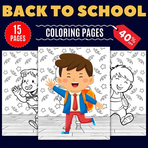 Printable Back to school Coloring Pages Sheets - Fun September Activities | Made By Teachers