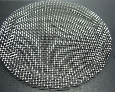 Round Shape Stainless Steel Mesh Screen Filter , High Tensile Strength