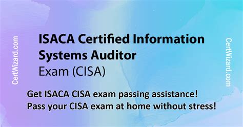 CISA - Certified Information Systems Auditor | Certwizard