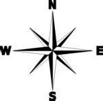 Simple Compass Rose Map