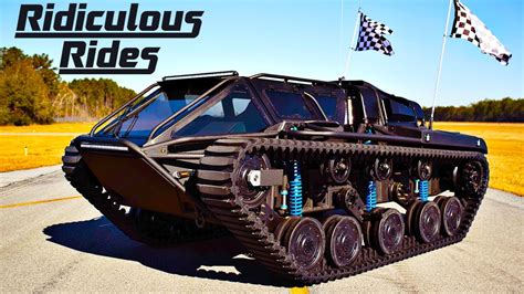 Military 'Ripsaw' Doubles As Movie Star | RIDICULOUS RIDES - YouTube