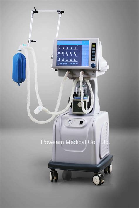 Hospital ICU Room Good Quality Neonatal Ventilator with Compressor ...