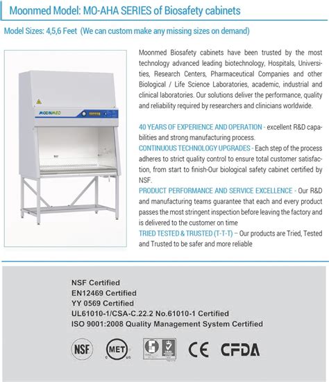 How Biosafety Cabinet Works | Bio Safety Cabinets Function : Moonmed