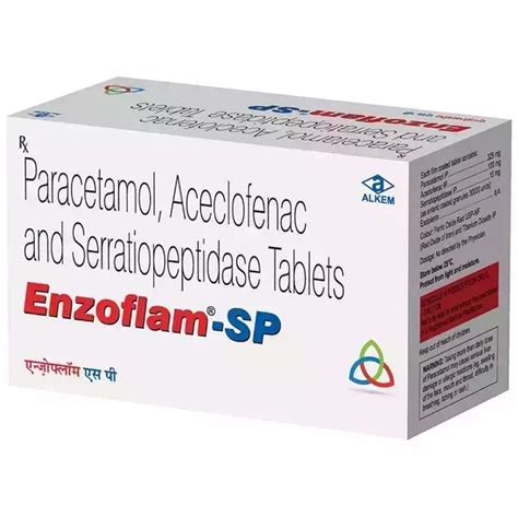 Enzoflam SP Tablet: Uses, Price, Dosage, Side Effects, Substitute, Buy ...