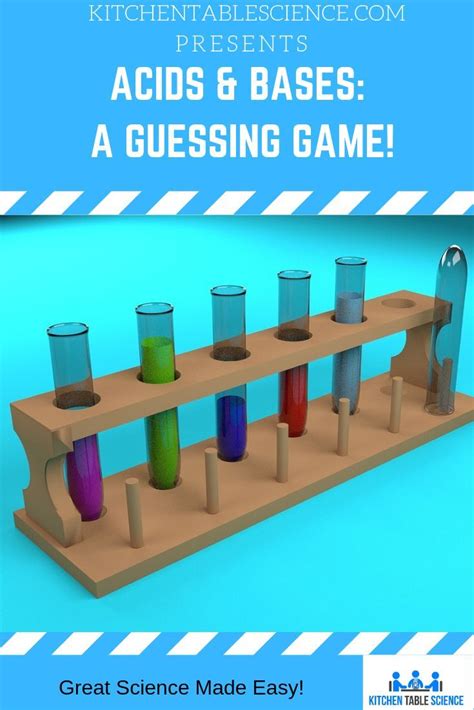 Acids & Bases Guessing Game - Kitchen Table Science | Fun science, Guessing games, Homeschool ...