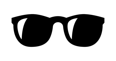 Black Sunglasses Isolated Flat Vector Illustration 23877700 Vector Art ...