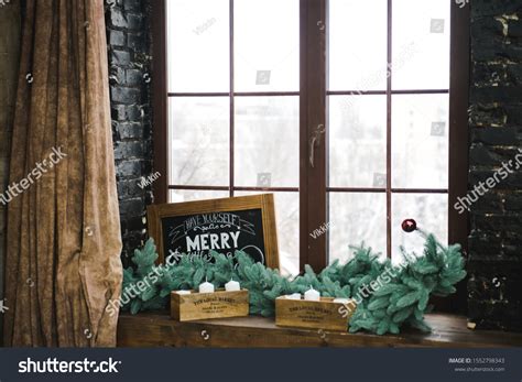 Christmas Window Sill Decor New Years库存照片1552798343 | Shutterstock