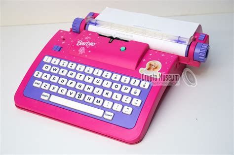 Barbie Electronic Typewriter Toys Contains MASC Cryptographic Capabilities #crypto « Adafruit ...