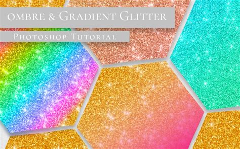 Ombre Glitter Texture Photoshop Tutorial - PrettyWebz Media Business Templates & Graphics