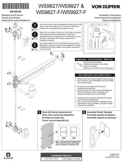 VON DUPRIN WS9927 INSTALLATION INSTRUCTIONS MANUAL Pdf Download | ManualsLib