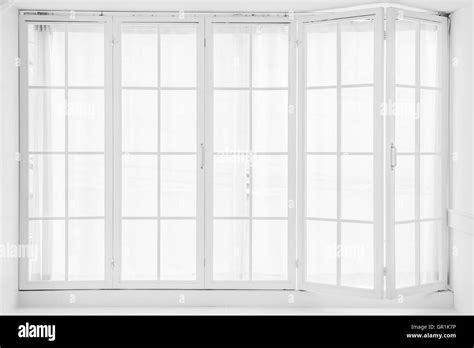 Modern white windows Stock Photo - Alamy