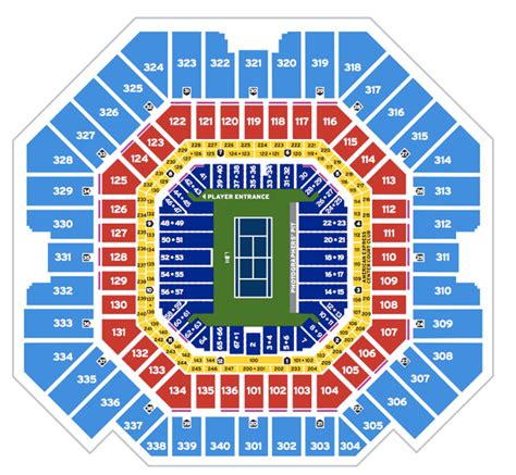 US Open Seating Guide | eSeats.com