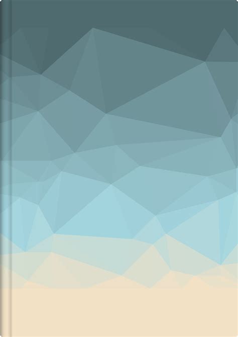 Book Cover Blue And Yellow Geometric Gradient Background Material ...