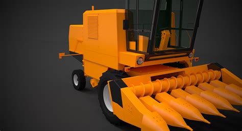 Corn Combine Harvester Model - TurboSquid 1417367