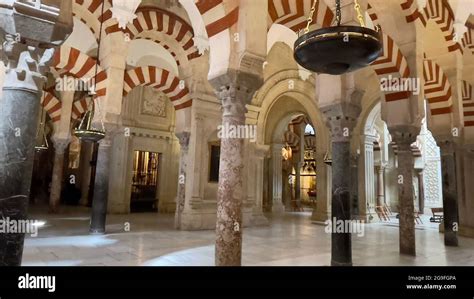 Interior of the Cathedral Mosque of Cordoba Stock Photo - Alamy