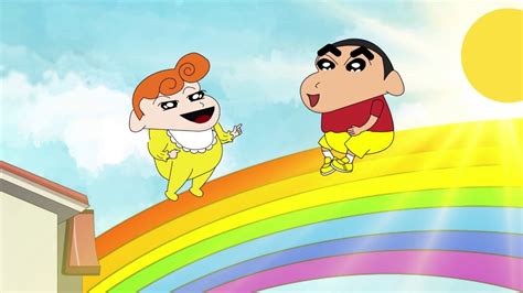 Crayon Shi Chan - Best Funny Movie - Shin Chan And Hima Go To The Rainbow - YouTube