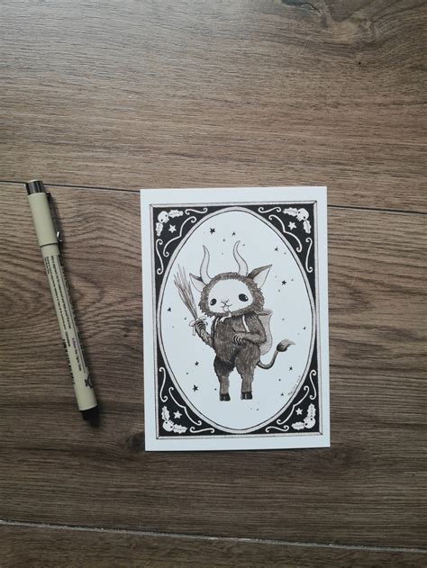 Krampus Art Print | Etsy