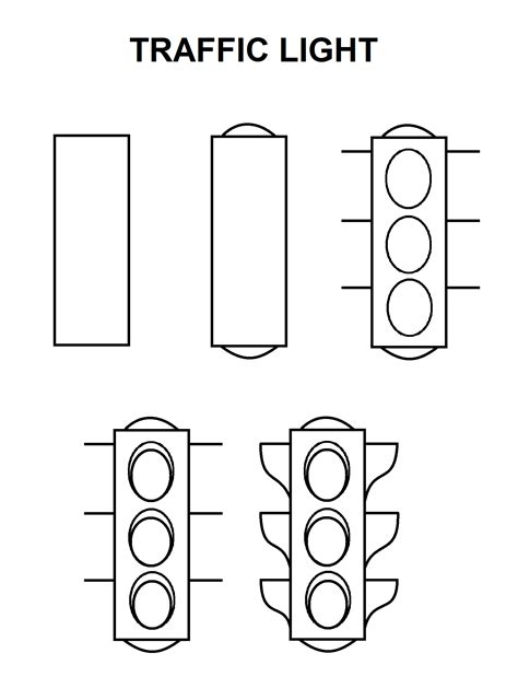 How To Draw A Traffic Light Step By Step at Drawing Tutorials