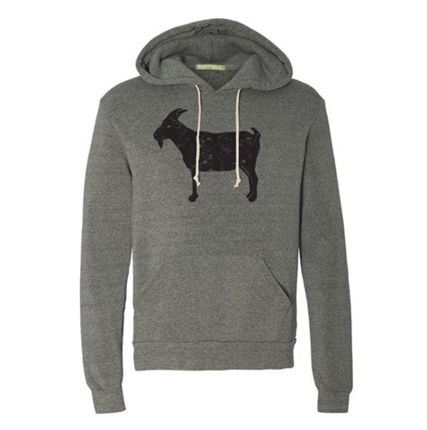 "GOAT" Gray Vintage Hoodie – officialgoatgear