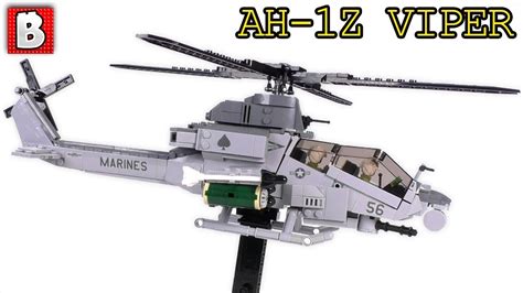 AH-1Z Viper Attack Helicopter LEGO Custom Build!!!