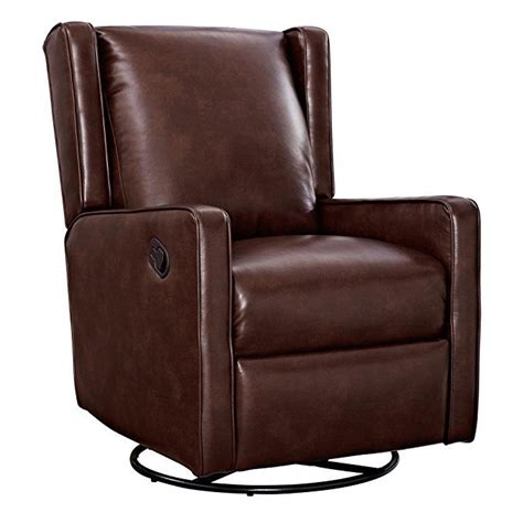 Dorel Living Jasper Swivel Gliding Recliner, Dark Brown | Recliner, Chair, Power recliners