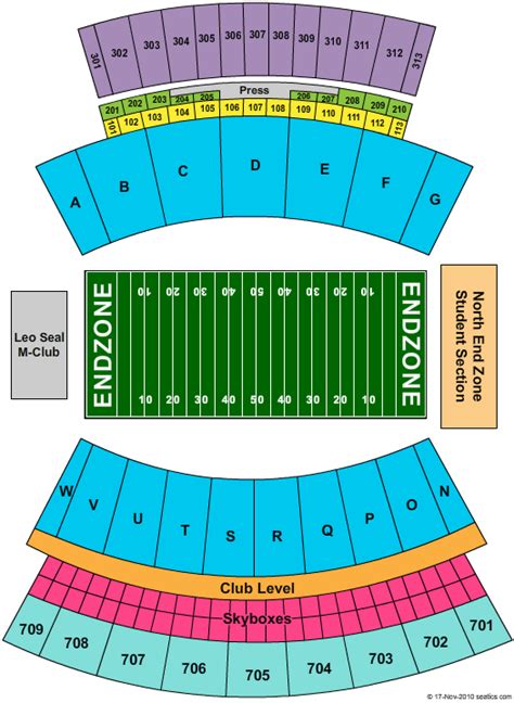 Davis Wade Stadium At Scott Field Seating Chart | Davis Wade Stadium At ...