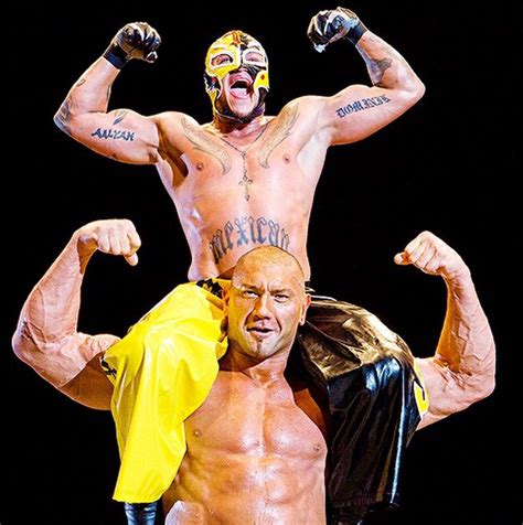 Rey Mysterio & Batista | Wrestling stars, Wwe superstars, Wrestling