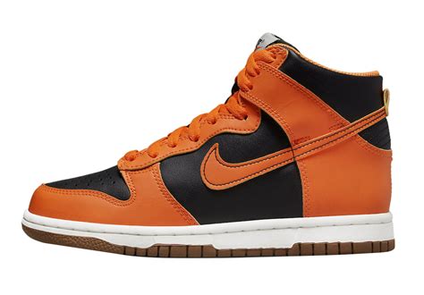 BUY Nike Dunk High GS Black Orange | Kixify Marketplace