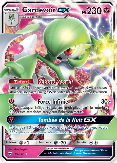 Gardevoir-GX (Soleil et Lune Ombres Ardentes 93) — Poképédia